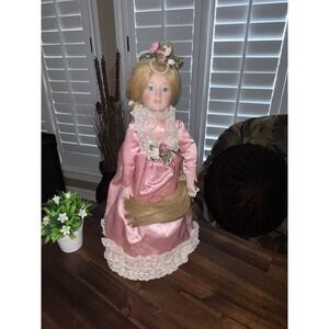 RAPUNZEL Porcelain Seymour Mann Connoisseur Collection Doll  18"